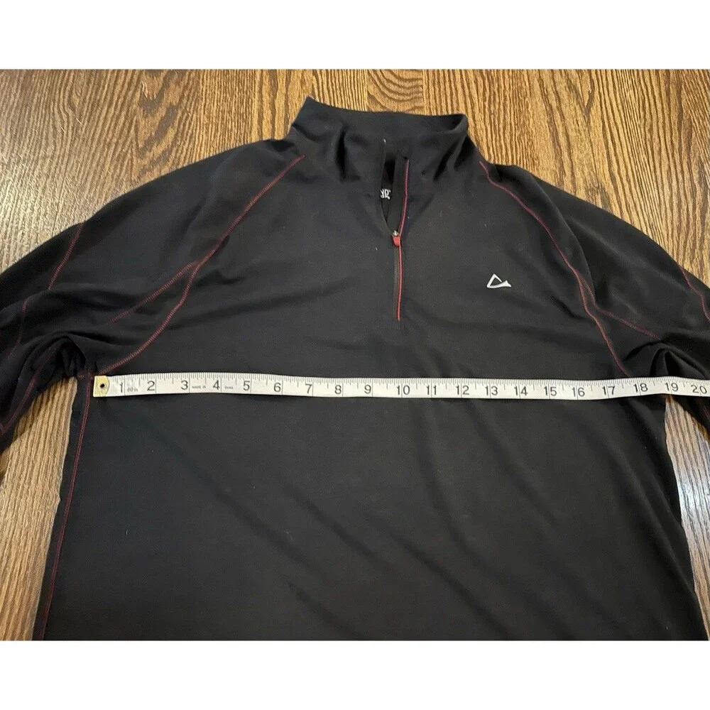 Merino Blend By Paradox Men Baselayer Medium Dri Release 1/4 Zip Pullover Black‎